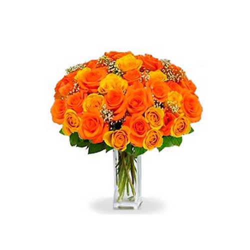 36 Orange Roses Bouquet