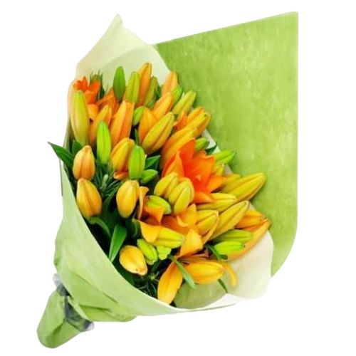 Large Orange Lilly Bouquet