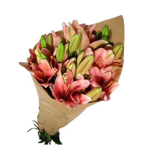Large Pink Lilly Bouquet