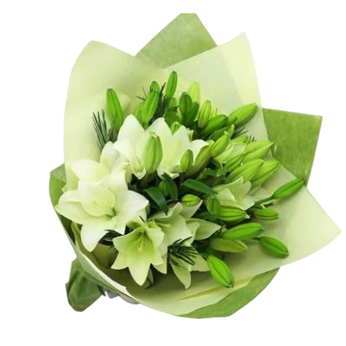 Large White Lilly Bouquet