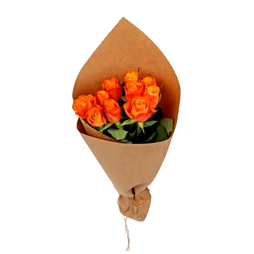 Small Orange Roses Bouquet